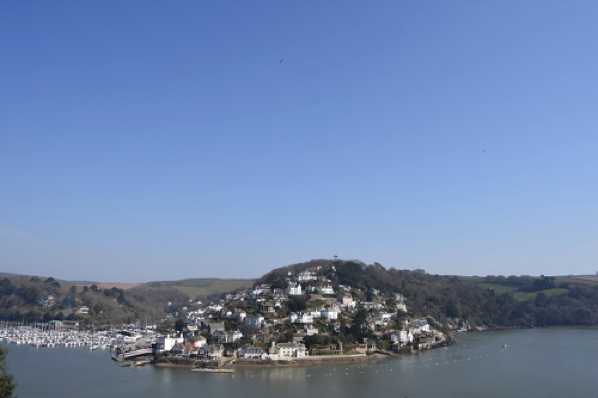 27 March 2020 - 12-37-32 
Not a cloud in the sky over Kingswear. A glorious day in self-isolation.
------------
Kingswear general view.